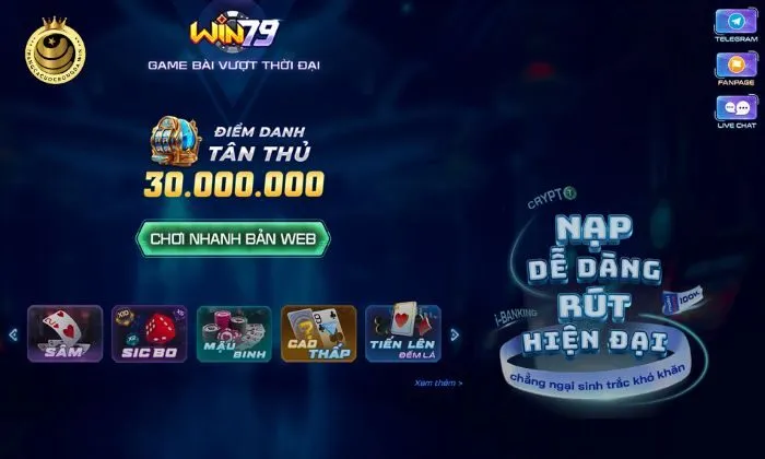 Đánh giá tổng quan hệ thống giao diện Win79