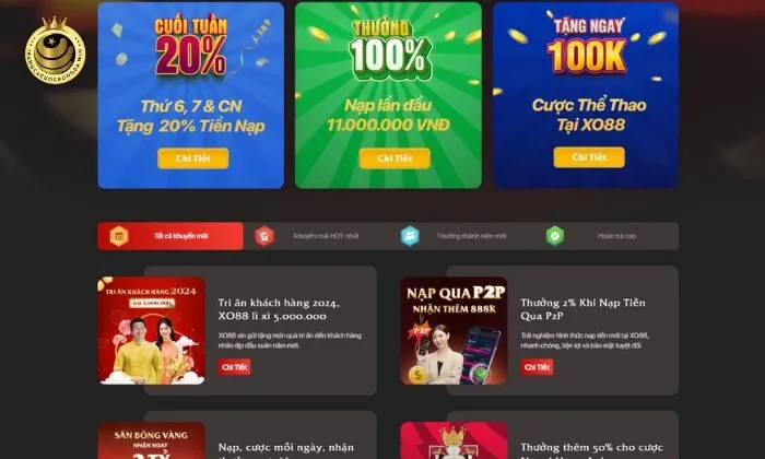 XO88 cung cấp nhiều khuyến mãi hấp dẫn