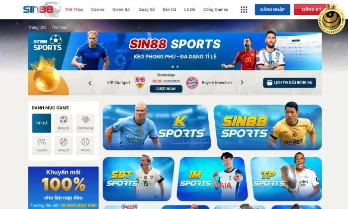 Trang cá cược bóng đá Sin88