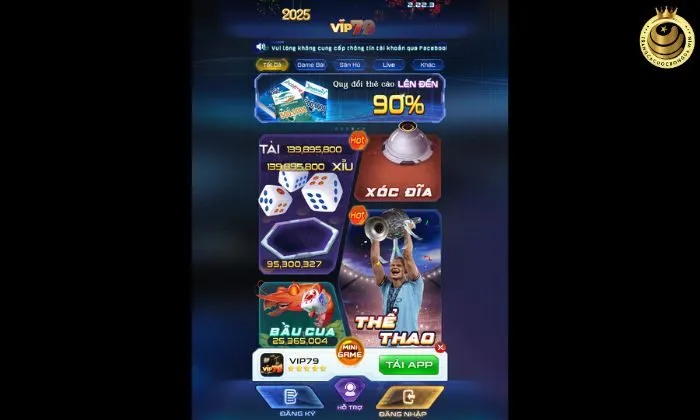 Cá cược thể thao VIP79