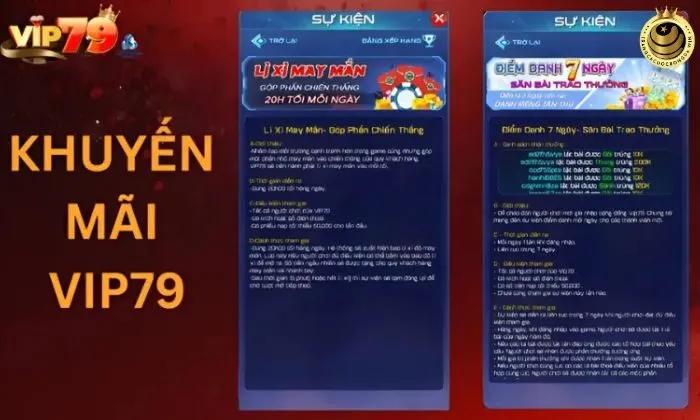 Khuyến mãi VIP79 hấp dẫn